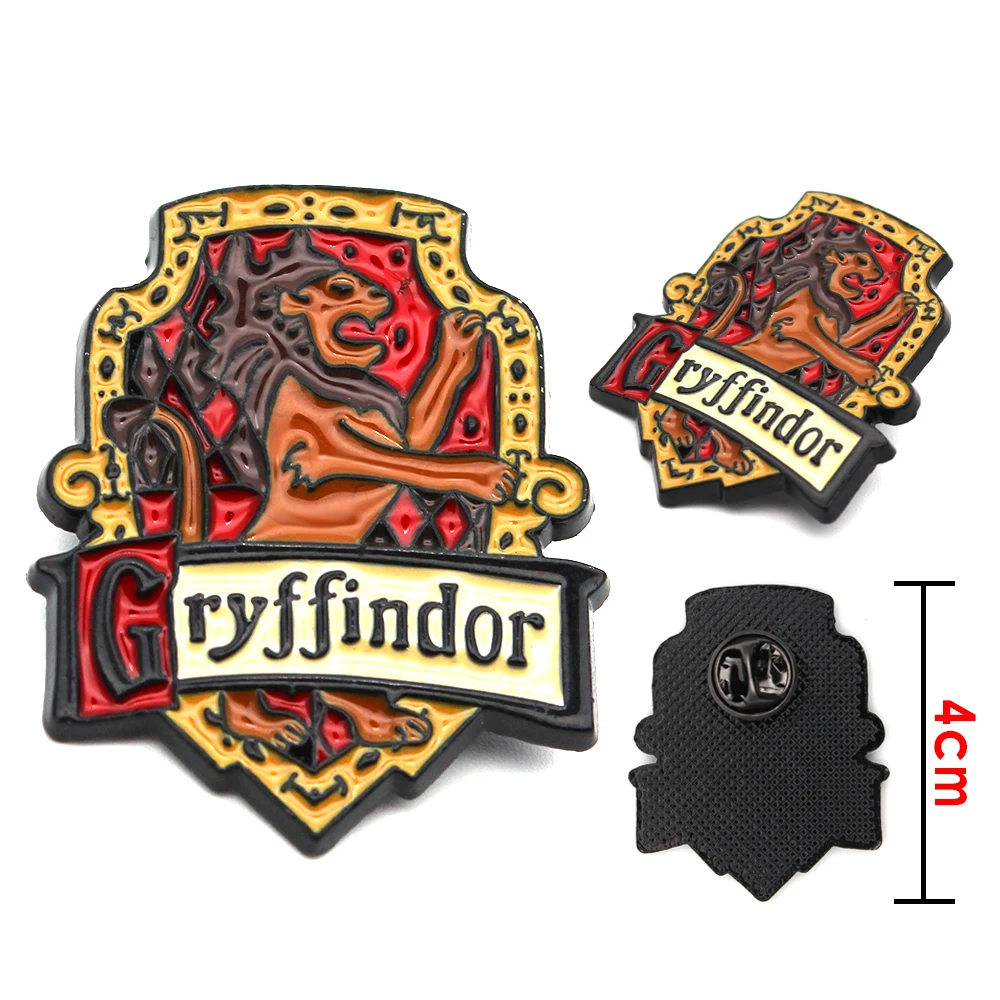 Знак школы Хогвартс Гриффиндор Ravenclaw Слизерин Hufflepuff Сова символ металлическая