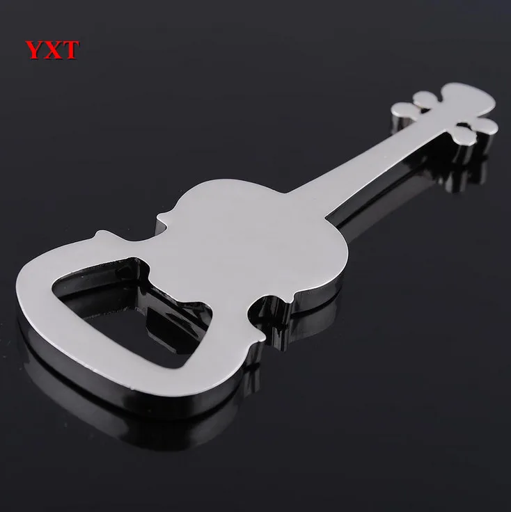 New Fashion Guitar Music Shaped Beer Bottle Opener Silver Metal Tool Charm Accessories Gift For Best Friend Professional | Украшения и