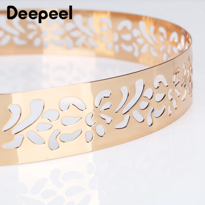 Deepeel 1 шт. Модные металлические кулоны ажурные женские широкие пояса ручной сплав ремесло дикая талия юбка пальто бижутерия для декорирования