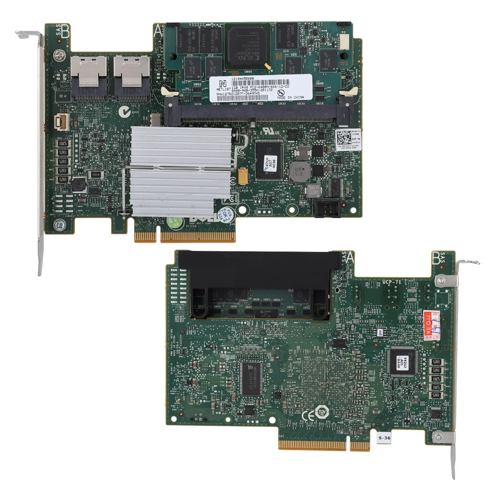 Raid контроллер H700 1 ГБ подходит для обычных компьютеров R310/R410/R610/R710/R810 2019|Платы