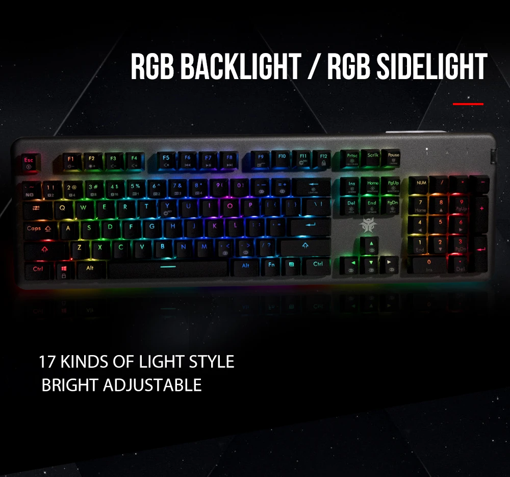 HEXGEARS GK755 B механическая клавиатура RGB подсветка регулятор громкости 104 клавиш 2 порта USB игровые клавиатуры Kailh BOX переключатель клавиатуры