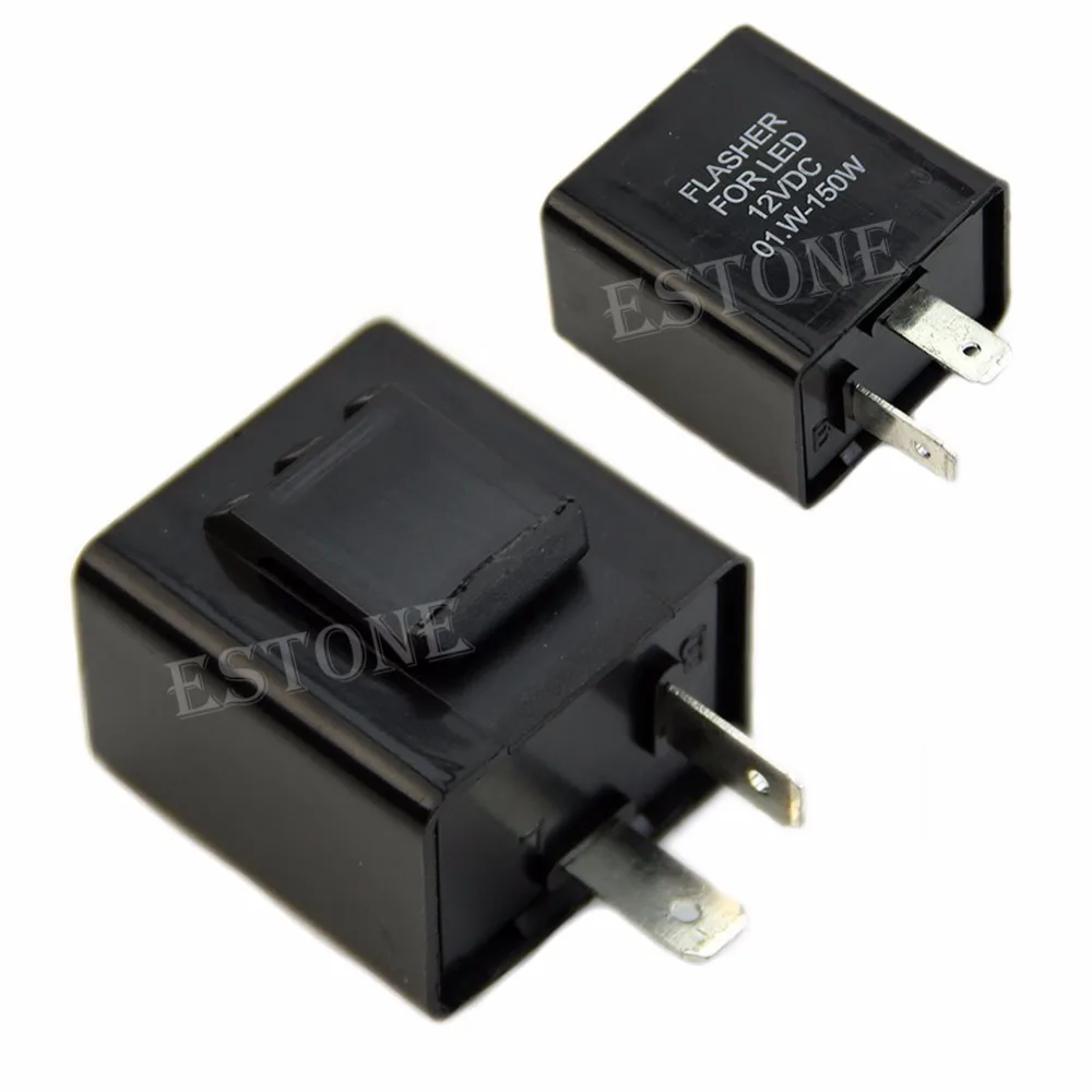 12V 2 Pin мигалка мотоцикла сигнальные лампы реле светодиодный индикатор