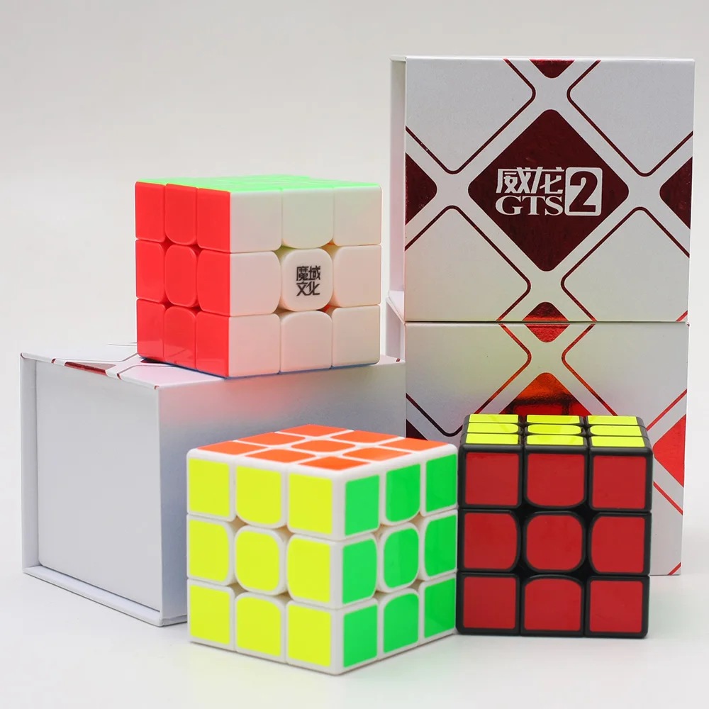 Высокое качество MoYu Weilong GTS V2 M Магнитный 3x3x3 магический куб профессиональный WCA GTS2 M 3x3 скоростной куб magico cubo развивающая игрушка