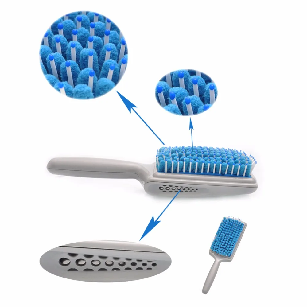 Большой размер профессиональная водопоглощающая Расческа Щетка для волос из