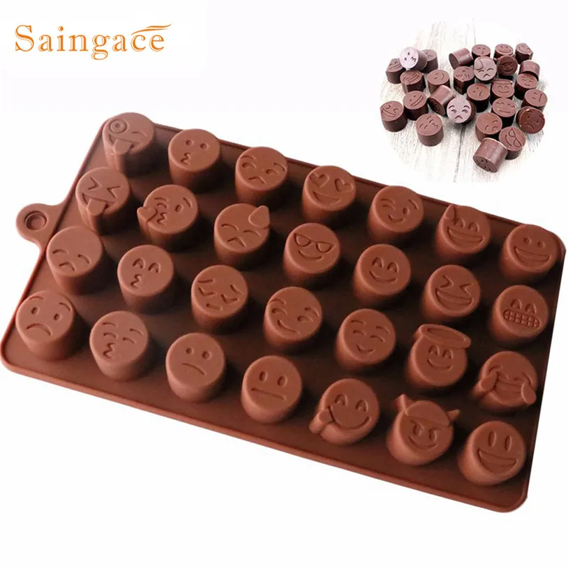 SAINGACE шоколадная форма смешное лицо DIY силикон для торта шоколадный Сахар Конфеты