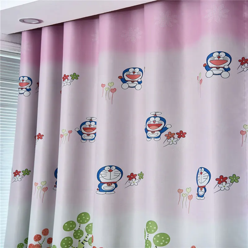 Затемняющие шторы с мультяшным принтом Doraemon для детской комнаты спальни