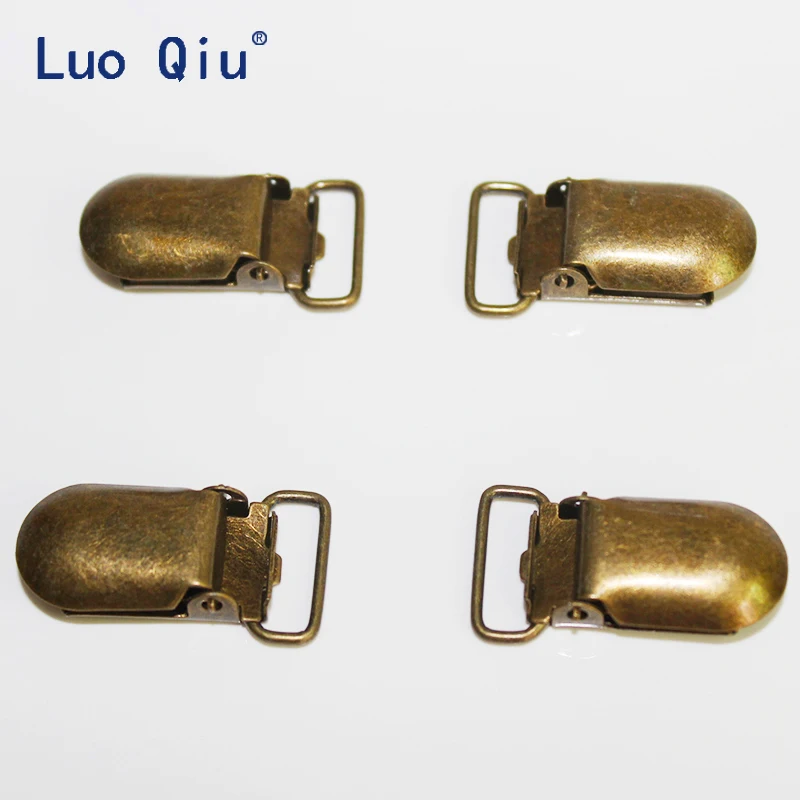 Luo Qiu 20 шт./лот 15 мм 0 6 дюйма детские круглые металлические подтяжки для
