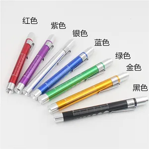 Медицинская ручка, светодиодная ламсветильник белого и желтого цветов для проверки глаз