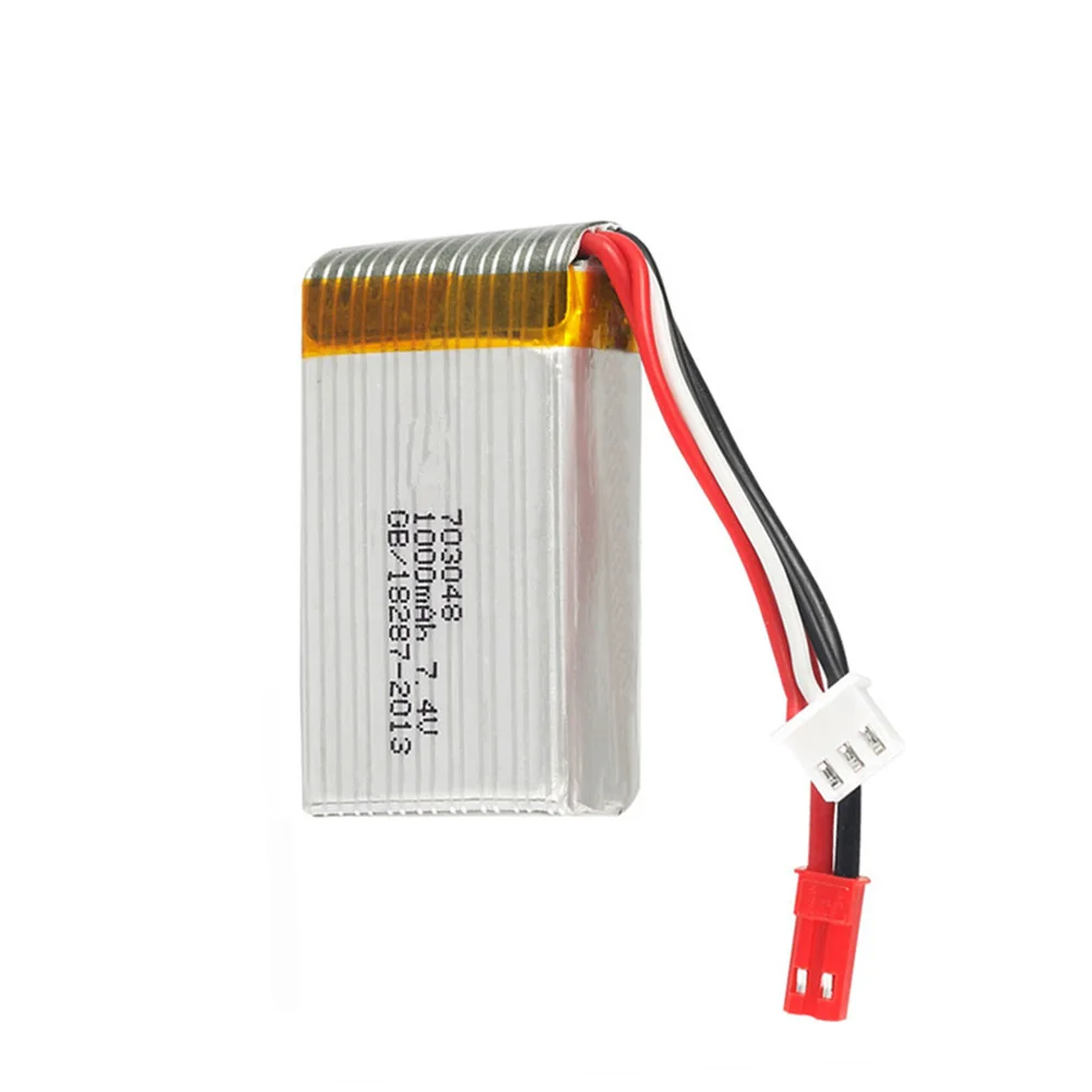 Аккумулятор Lipo для игрушек MJXRC X600 2S 7 4 В 1000 мАч 703048 с разъемом JST/SM/T/EL-2P/SMALL TAMIYA |