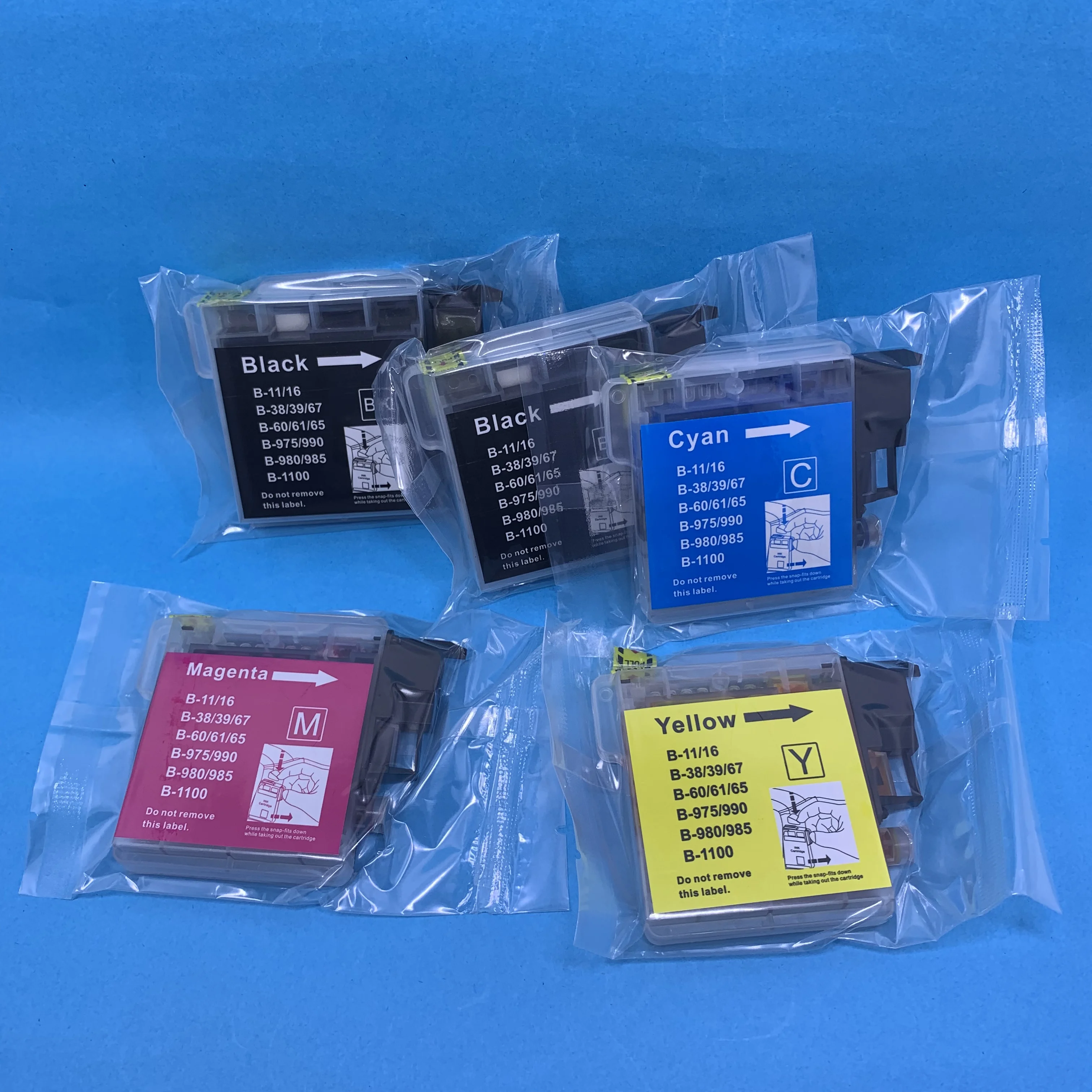 Совместимый чернильный картридж YOTAT 2bk + 3c LC39 LC60 LC975 LC985|ink cartridge|brother cartridgebrother ink