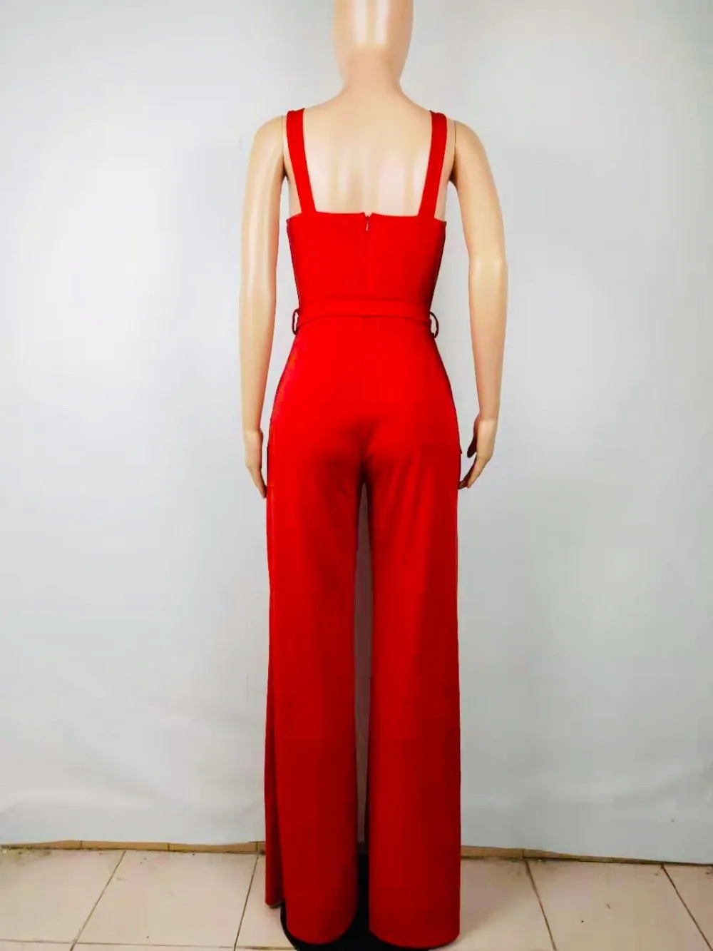 

New Women Outfits Button Patchwork Women Bib Jumpsuits Casual Women Bodysuits