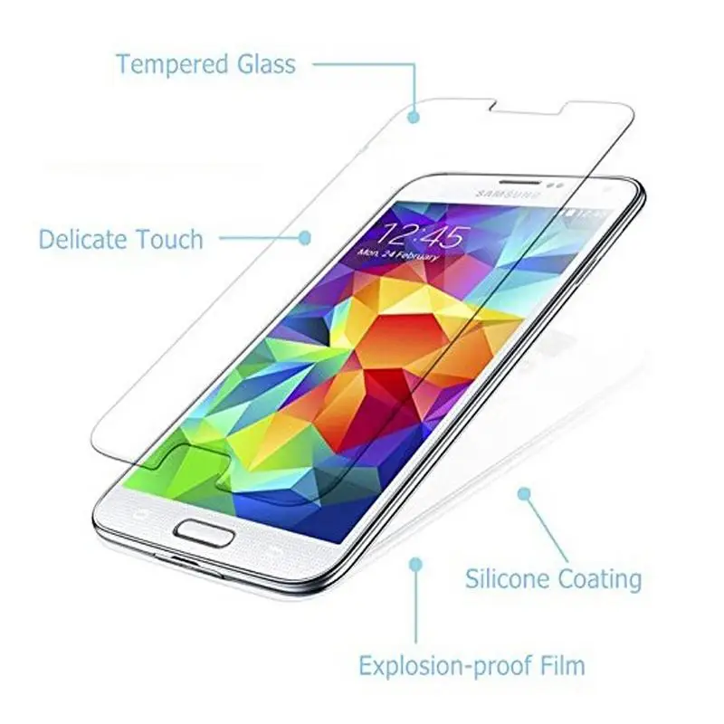 2.5D 0 26 мм Премиум 9 H протектор экрана из закаленного стекла для Samsung Galaxy S5 Mini G800