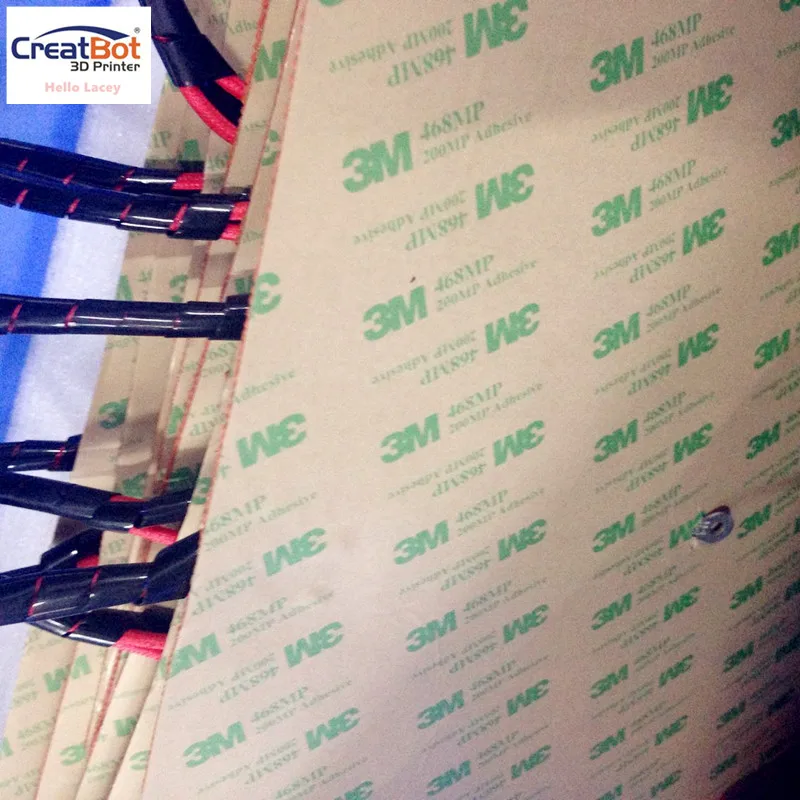 Нагревательная панель CreatBot для 3d принтера силиконовая резиновая нагревательная