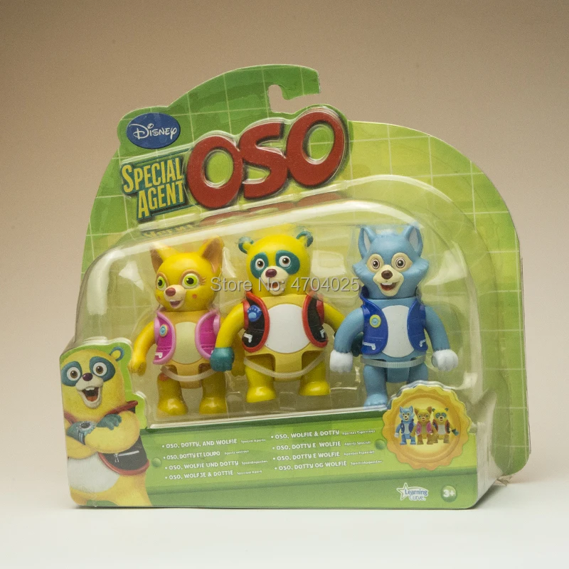 Oso специальный агент панда волк Wolfie фигурки sunсуданская детская игрушка-кукла фигурки, игрушки, куклы подарок для детей