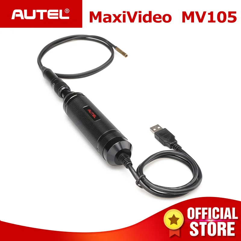 Autel MaxiVideo MV105 автомобильной инспекции Камера 5,5 мм изображение головы работать с MaxiSys Запись PC изображение видео для диагностики автомобиля