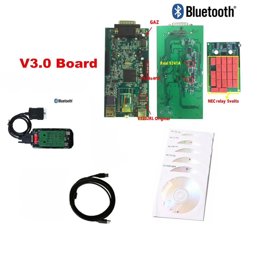 2018 WOW Cdp v5.008 R2/новейший 2016R0 с Bluetooth free keygen автомобильный грузовик диагностический