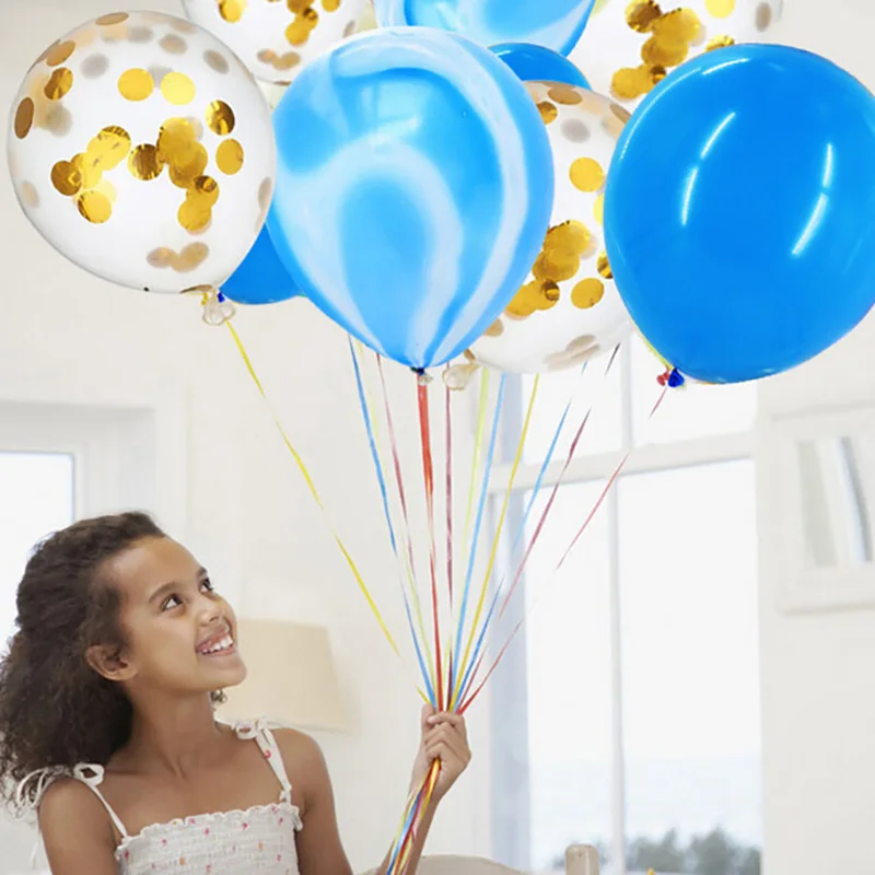15 шт. Агатовые мраморные воздушные шары золотой шар Confetii Baby Shower украшение для дня