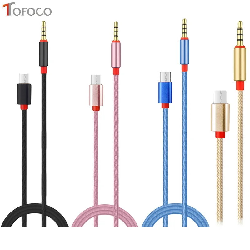 2017 новое поступление полиэтиленовый пакет Tofoco Usb c Тип C до 3 5 мм Автомобильный