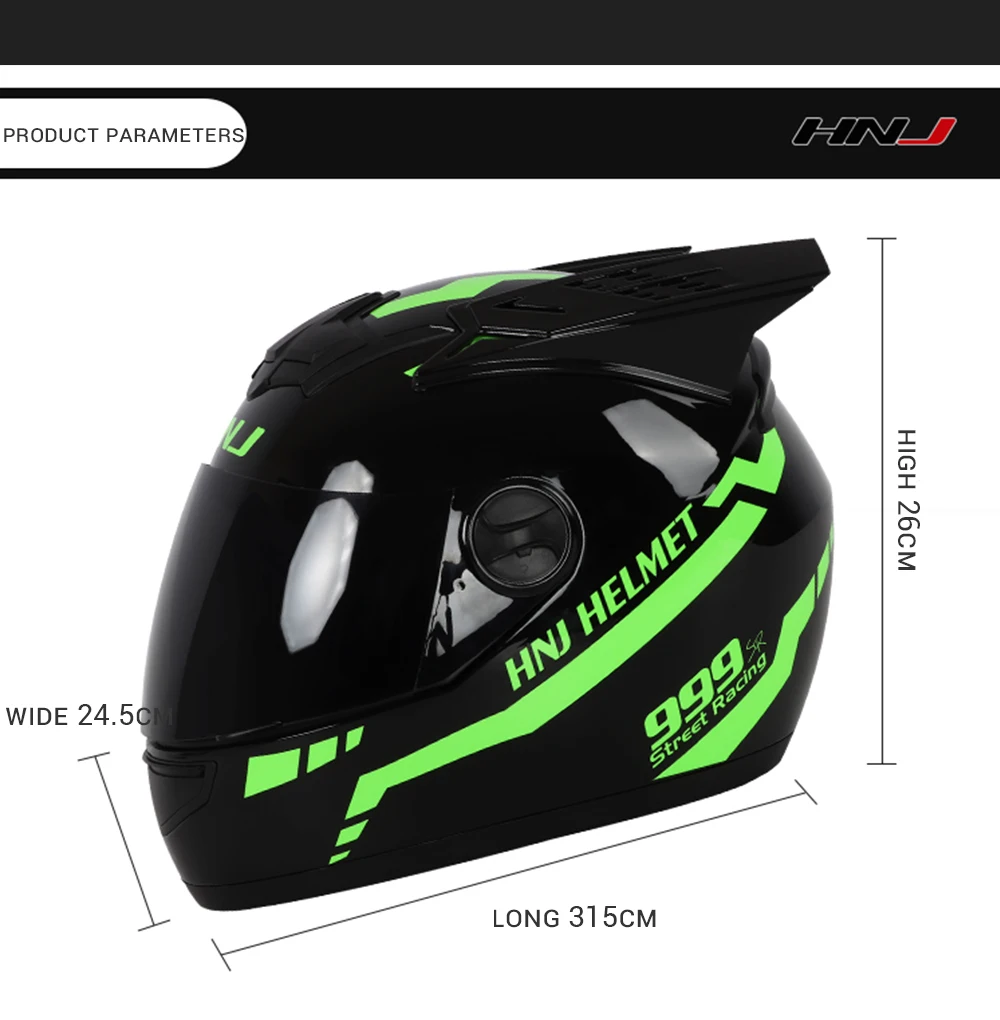 HNJ мотоциклетный шлем для мотокросса Capacete Casco Moto шлемы для мотоциклистов для езды на мотоцикле гоночные шлемы для мотоциклистов