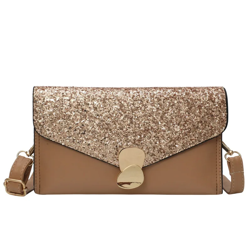 Sequin Phantom Сумка для ужина флэш платье пудрового цвета сумка леди без ручек клатч