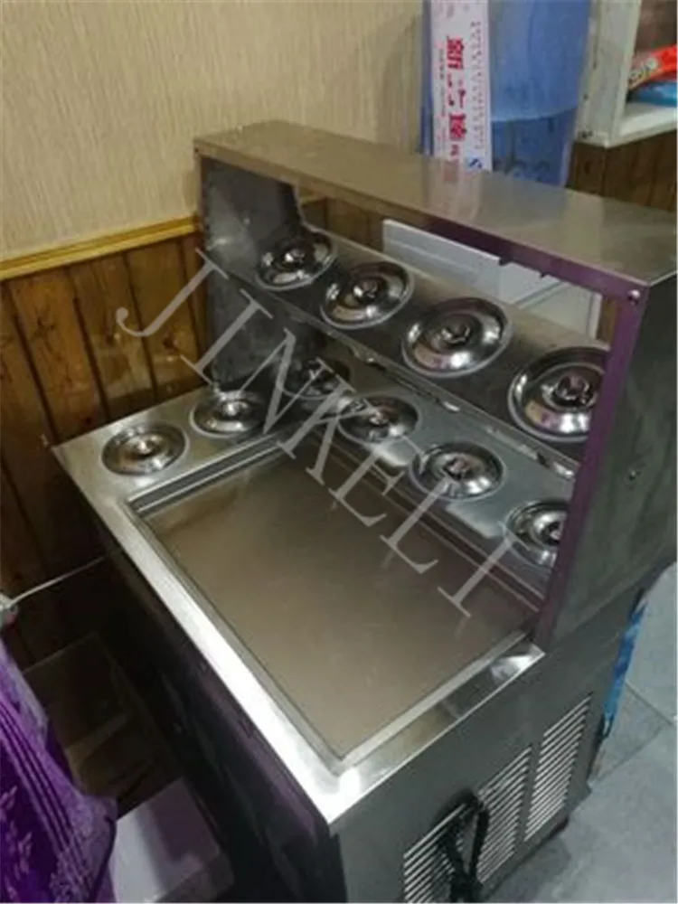 18 Бесплатная доставка 220 В 110 R410 10 баррелей 1600 Вт ролл из жареного мороженого