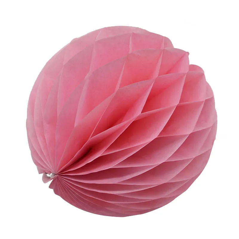 PH05 rose pink 1 шт., бумажные фонарики в виде медовых шаров для свадебной вечеринки, дня рождения, праздника, детского шоу, декоративные принадлежности - Цвет: PH05 rose pink