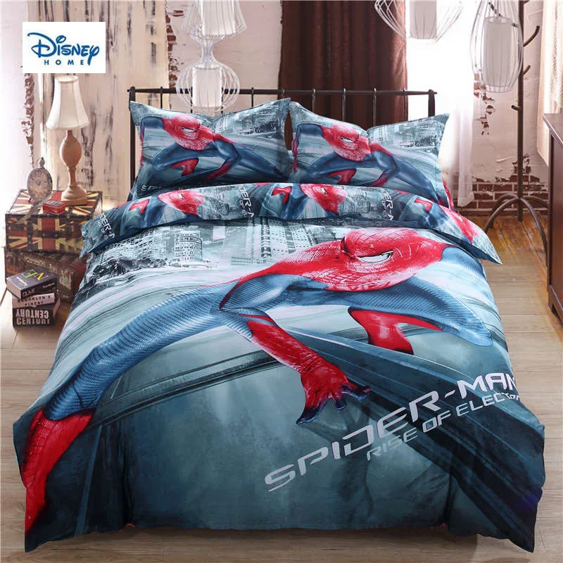 Disney marvel/Новые постельные принадлежности с изображением Человека-паука 3d одеяло