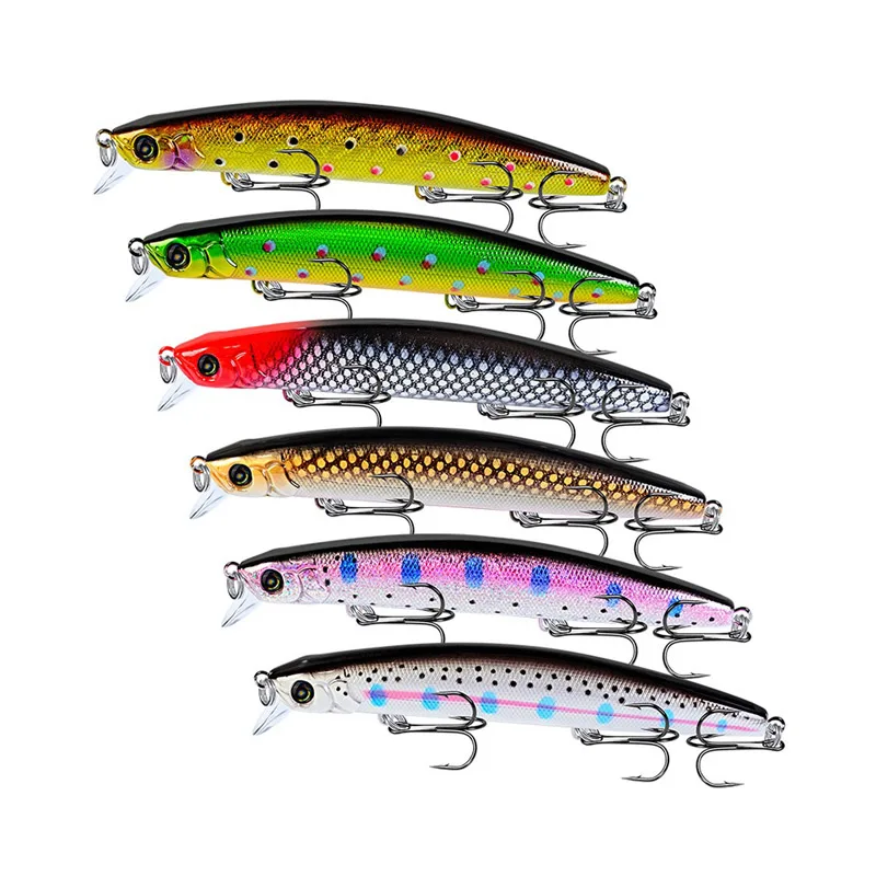 1 шт. Minnow приманки для ловли рыбы 150mm/27 5g рыболовная жесткая приманка воблер