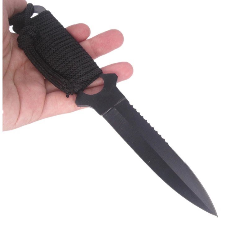 Карманный тактический Recsue фиксированным лезвием Военная Униформа армии Охота