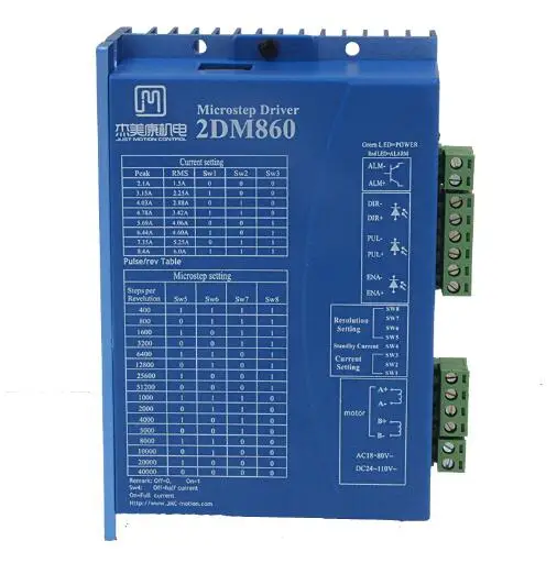 Цифровой Драйвер шагового двигателя 2DM860 86 драйвер напряжение AC30 80V|stepper motor