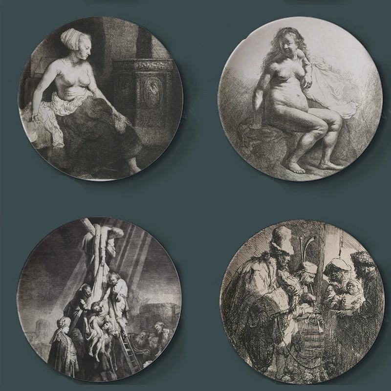 Rembrandt Harmenszoon van Rijn декоративные пластины для живописи Голландская керамическая