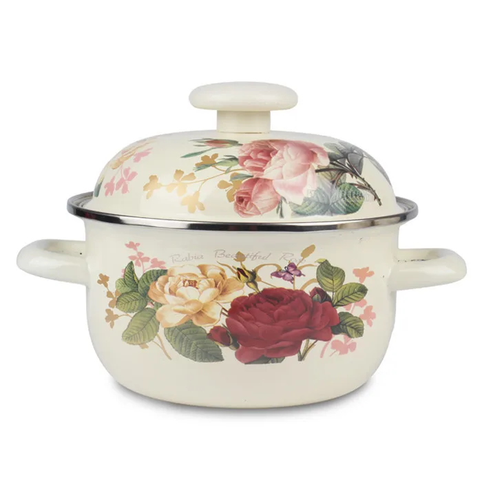 Кастрюля эмалированная 16 24 см|cookware pan|casserole setcookware kitchen |
