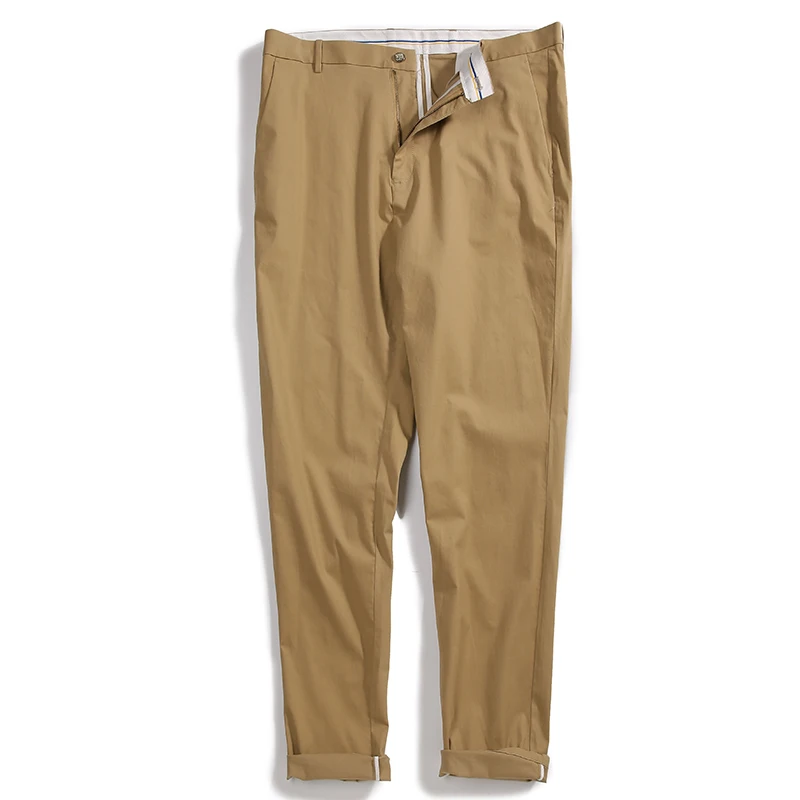 spring autumn men casual pants 5XL 52 50 Elasticity large plus size big 7XL 8XL 9XL 10XL loose Khaki Straight Trousers | Мужская одежда