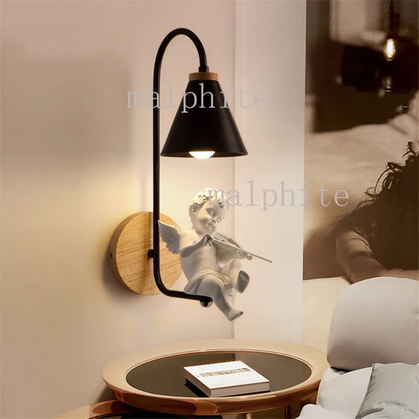 Nordic Style Cartoon Wall Lamp Lighting Bedroom Bedside Romantic Decor Lighs Luminaria Cafes Sconce LED Light Fixtures | Лампы и