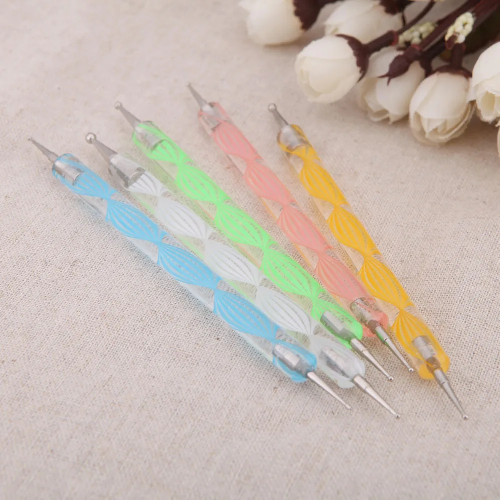 15 шт./компл. УФ гель для дизайна ногтей кисть рисования акриловая раскраска ручки