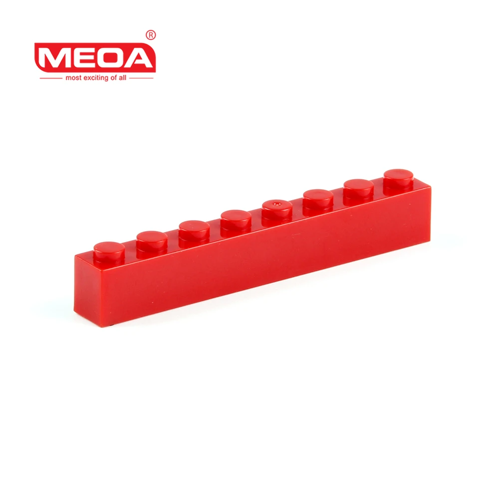 Building Blocks Spare Part 50pcs/lot 1*8 Higher Brick with logo MOC DIY Assemble Toy Kit Set | Игрушки и хобби