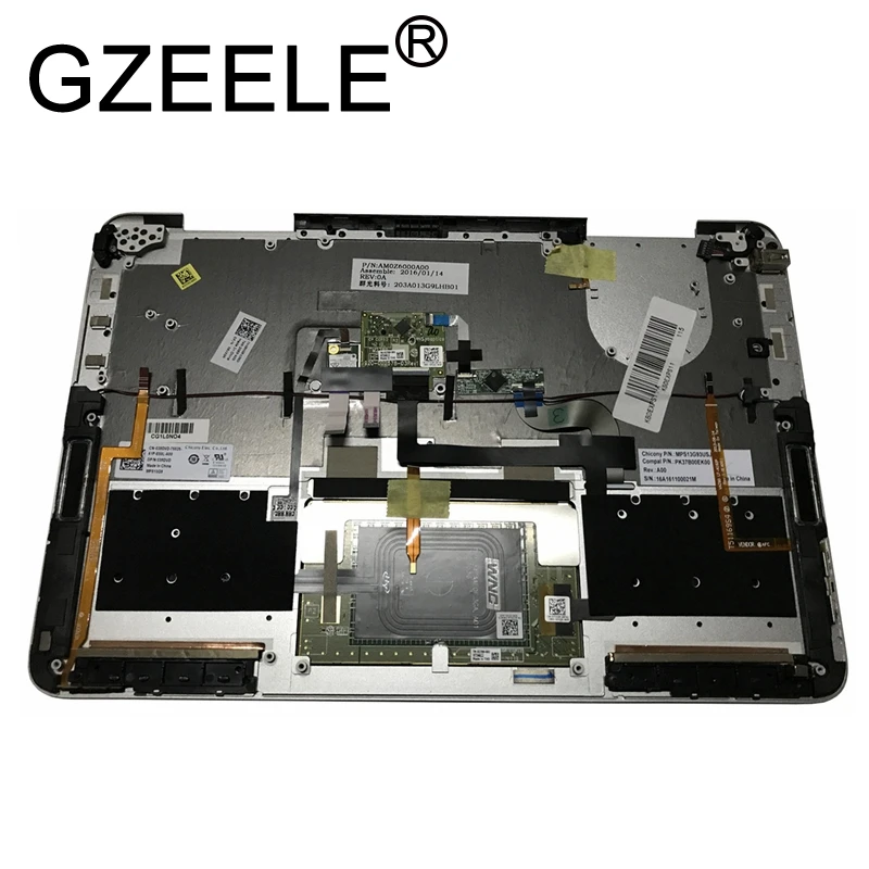 Новинка GZEELE для ультрабук Dell XPS 11 9P33 1308T 1508T Подставка рук с клавиатурой верхний