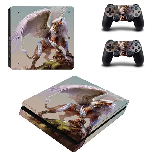 YSP4S-2306 День игры Ограниченная серия PS4 тонкая кожа Виниловая наклейка, стикер для Playstation 4 PS4 Slim Skin консоль и 2 контроллера - Цвет: YSP4S-2306