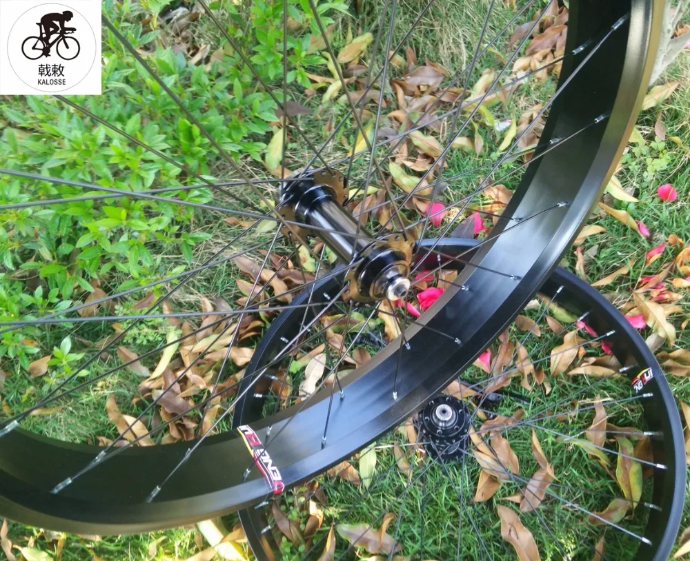 Колеса Kalosse для пляжного велосипеда из алюминиевого сплава кассета 8/9/10 колеса 26*4
