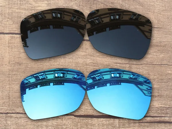 Black and Ice Blue Vonxyz 20+ Цвет выбор поляризованные Сменные линзы для-Оукли отклонение рамки - Цвет линз: Black and Ice Blue