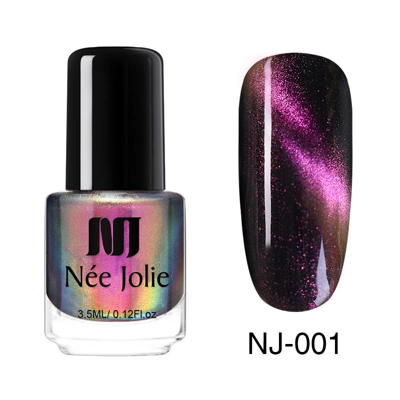 Pattern 2 NJ-001 NEE JOLIE лак для ногтей с эффектом «кошачий глаз» 22 цвета 3D магический лак магнит магнитный лак для ногтей маникюр лак для ногтей праймер - Цвет: Pattern 2 NJ-001