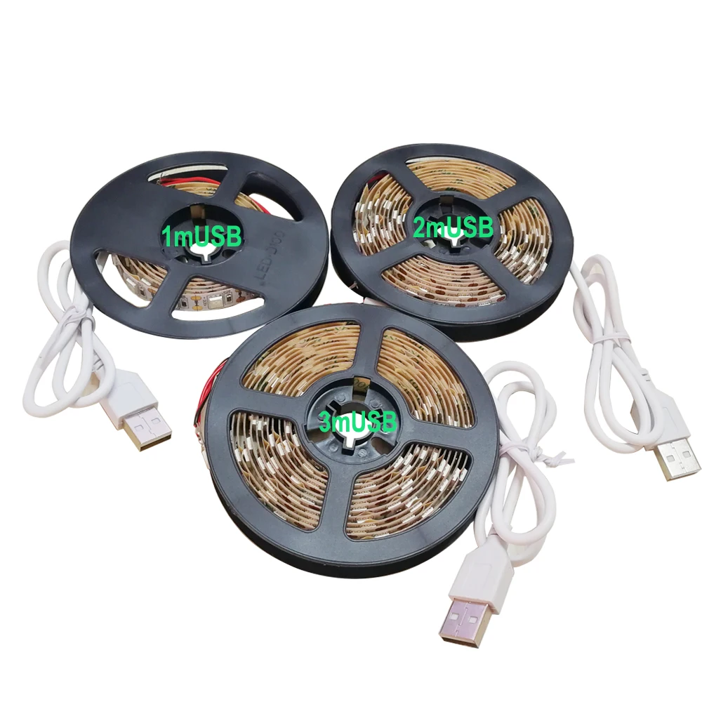 Светодиодная Водонепроницаемая фитолампа полного спектра с USB 5 В 5050 60