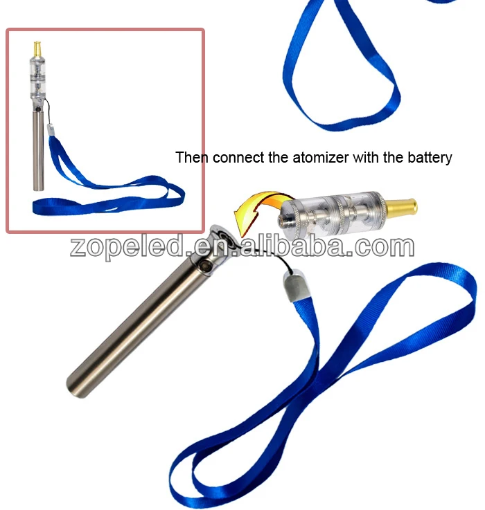 Light easy carry necklace for ego battery and high quality atomizer lanyard |