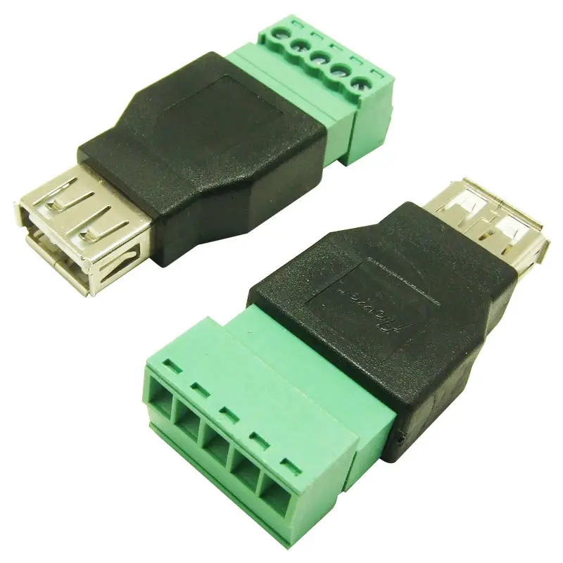 1 шт. гнездо USB для винтового разъема штекер с защитным коннектором USB2.0 гнездовой