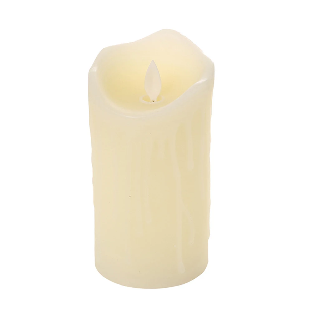 Новинка беспламенная Светодиодная свеча светильник питание от батарейки