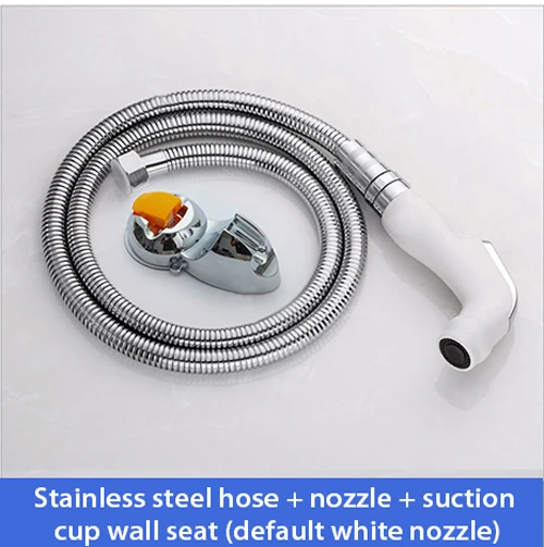 Hose nozzle holder Handheld Toilet bidet sprayer set Kit Hand Bidet faucet for Bathroom hand sprayer shower head self cleaning - Цвет: Hose nozzle holder