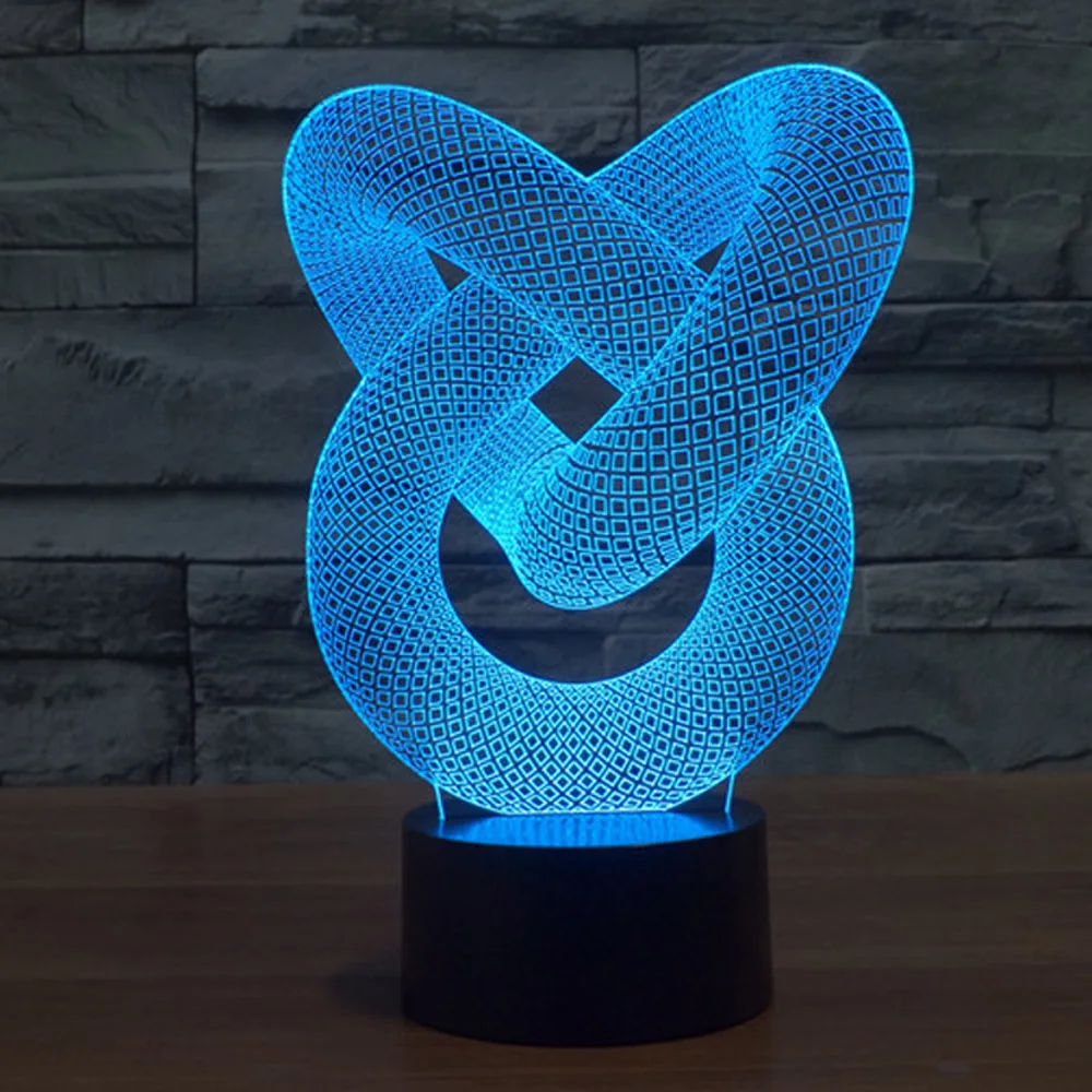 

Новый USB сенсорный 3D светодиодный светильник, красивые украшения для комнаты, дома отеля