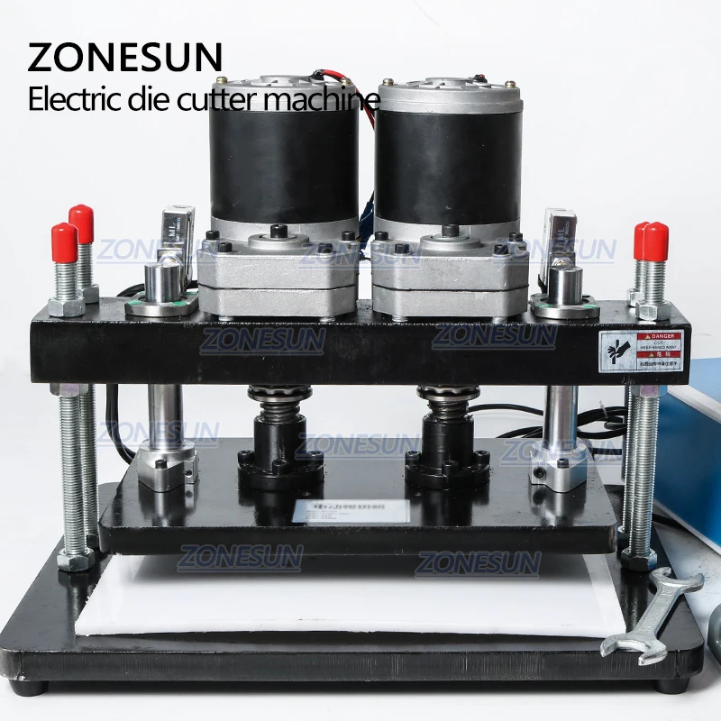 ZONESUN 35x22 см электрическая машина для высечки кожи фотобумага ПВХ/Эва лист форма