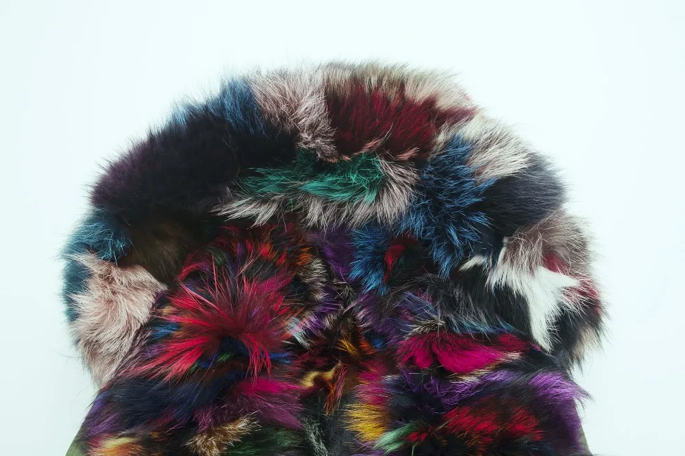 Парка женская зимняя из натурального Лисьего меха зеленая|fox fur coat|fox furfox coat real |