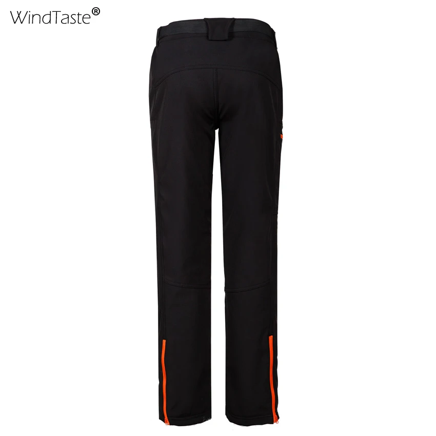 WindTaste женские Зимние флисовые термо софтшелл походные брюки для активного отдыха